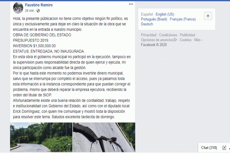 Alcalde de Zozocolco denuncia verdaderas porquerías en obras realizadas por SIOP Alcalde de Zozocolco denuncia verdaderas porquerías en obras realizadas por SIOP