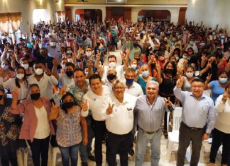 Mayra Cortés y Joaquín Guzmán concluyen exitosa campaña en el estado.