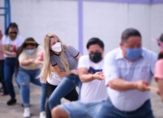 La alcaldesa Patricia Lobeira visita a los niños del albergue del DIF Casa Hogar Vida Nueva