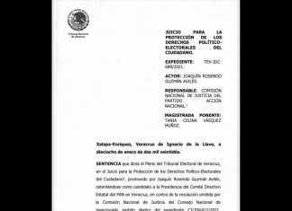 EL TRIBUNAL ELECTORAL DICTAMINA COMO ILEGAL LA SUTITUCIÓN DE FEDERICO SALOMÓN