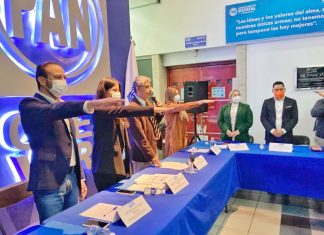 Toma protesta Federico Salomón Molina, como Presidente del Comité Directivo Estatal del PAN, e Indira Rosales San Román, como Secretaria General