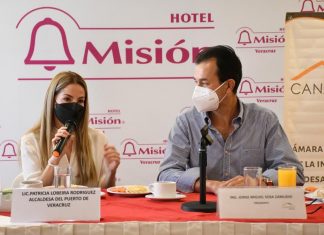 Sostiene la alcaldesa Patricia Lobeira reunión con socios de la Canadevi