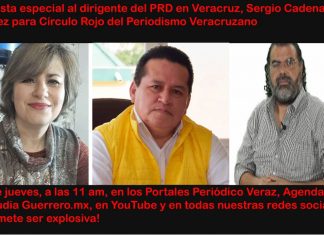 ¡EN VIVO! – ⭕ Círculo Rojo – Entrevista especial al dirigente del PRD en Veracruz, Sergio Cadena Martínez para Círculo Rojo del Periodismo Veracruzano