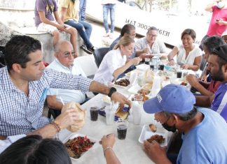 Alcaldesa Patricia Lobeira se reúne con pescadores