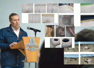 Porquerías y mala calidad de obras en Perote realizadas por el exalcalde Juan Hervert Prado