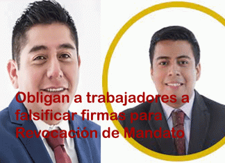 En la Oficina del Gobernador de Veracruz obligaron a trabajadores a falsificar firmas para la Revocación de Mandato