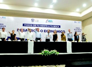Alcalde JM Unánue toma protesta a integrantes del Consejo Municipal de Desarrollo Económico de Boca del Río