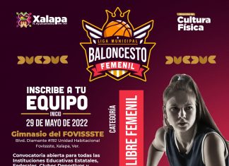 Invita Ayuntamiento a participar en la Liga Municipal de Baloncesto Femenil