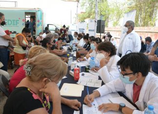 Ayuntamiento de Veracruz realiza brigada médica y de servicios en el fraccionamiento La Herradura
