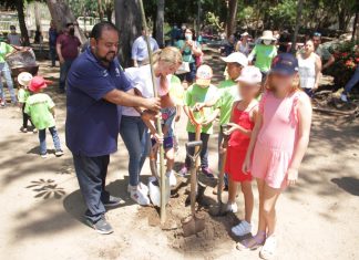 La alcaldesa Patricia Lobeira de Yunes, en coordinación con la UV, está trabajando para hacer un reforestado inteligente en la ciudad