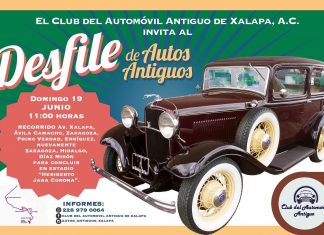 Desfile de Autos Antiguos para celebrar a papá