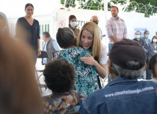 Inaugura alcaldesa Patricia Lobeira de Yunes la obra de rehabilitación del pozo 41 en Lomas de Río Medio