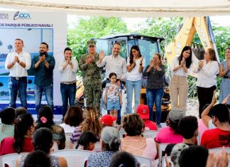 Alcalde JM Unánue hace realidad la construcción del Parque Naval I en la colonia Ampliación Miguel Alemán