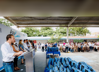 Alcalde JM Unánue pone en marcha el programa “Boca Escolar” en escuelas públicas de Boca del Río