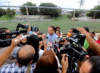 Alcalde JM Unánue da inicio a la rehabilitación integral de la Unidad Deportiva Tlapamicytlan