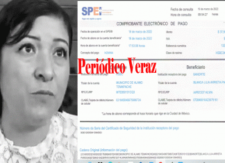 Alcaldesa de Álamo Temapache gana mayor sueldo que el gobernador de Veracruz