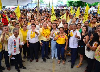 ¡Jesús Zambrano conquista a la Huasteca veracruzana! -Primer dirigente nacional que convive con su militancia