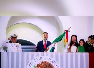 Conmemora Alcalde JM Unánue el 212 aniversario del Grito de Independencia