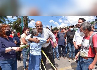 Atiende Ricardo Ahued bloqueo en avenida Bolivia