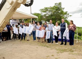 Alcalde JM Unánue inicia la repavimentación y construcción del Colector Sanitario en la calle Pino de la colonia Carranza