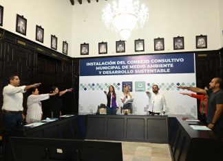 La alcaldesa Patricia Lobeira de Yunes toma protesta a integrantes del Consejo Consultivo Municipal de Medio Ambiente y Desarrollo Sustentable