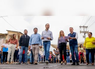 Unánue inicia la obra de repavimentación en concreto hidráulico de la Calle 20, de Altamirano a Graciano Sánchez, en la Colonia Carranza