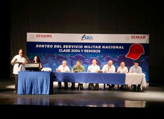 Se realizó con éxito el sorteo del Servicio Militar Nacional en Boca del Río