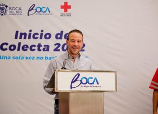 Refrenda Alcalde JM Unánue su apoyo a la Cruz Roja Mexicana sumándose a la Colecta 2022