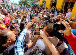 Inaugura Alcalde JM Unánue la calle Zamora en el corazón de Boca del Río