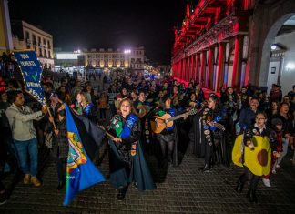 Callejoneada en el Festival Internacional Xalapa y su Cultura