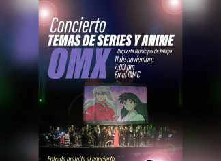 Orquesta Municipal de Xalapa ofrece concierto “Temas de series y anime”