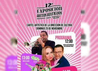 Música y espectáculo infantil, en la 12a Exposición de Autos Antiguos Xalapa 2022