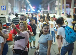 A reventar el Zócalo de Veracruz durante el fin de semana