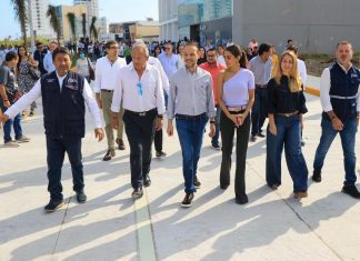 Inaugura Alcalde JM Unánue, la primera etapa de pavimentación de la Avenida Juan Pablo II