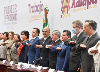 Rinde Ricardo Ahued Primer Informe de Gobierno
