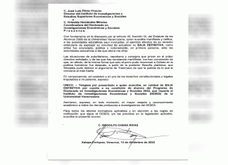 Otra vez, la UV se mancha por la ineptitud de algunos de sus funcionarios en el IIESES