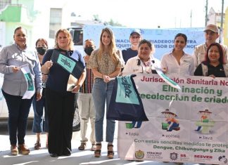 Inicia la alcaldesa Paty Lobeira de Yunes el programa de fumigación y descacharrización en Río Medio II