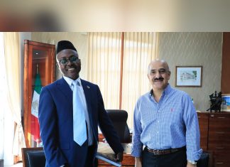 Recibe Presidente Municipal al Representante de Gobierno de la República Democrática del Congo en México