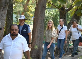 Supervisa Paty Lobeira de Yunes los trabajos de mantenimiento general en la zona turística y principales accesos a la ciudad