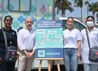 Módulos turísticos estarán equipados con desfibriladores : Paty Lobeira de Yunes