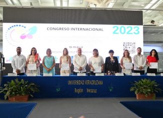 Participa alcaldesa Paty Lobeira de Yunes en la inauguración del Congreso Internacional de la UV