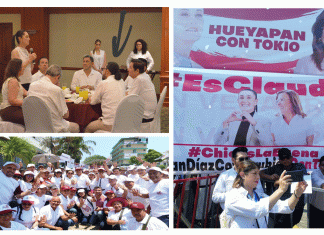 Cuitláhuac García y sus pillos desesperados por imponer a las impresentables Claudia Sheinbaum y Rocío Nahle