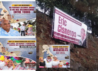 Eric Cisneros Burgos en abierta y vergonzosa promoción electoral