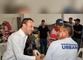 Celebra Alcalde Juan Manuel Unánue el Día de los Trabajadores de la Construcción