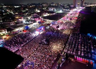 Alcalde JM Unánue da la bienvenida a miles de personas en el Salsa Fest 2023