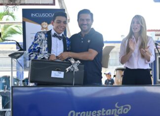 Reconocen internacionalmente a Paty Lobeira de Yunes por el Programa “Orquestando Cumbia”
