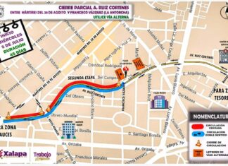 Inicia rehabilitación de la avenida Ruiz Cortines en su segunda etapa