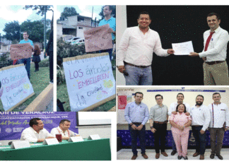 Secretario de SEDEMA opera manifestación con incondicionales del exalcalde de Xalapa Hipólito Rodríguez Herrero