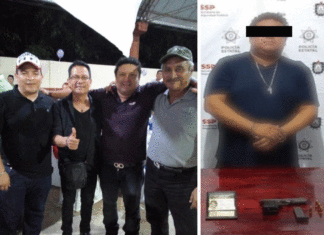 Primo hermano del líder de la JUCOPO detenido; portaba arma, charola del Congreso de Veracruz y ahora liberado