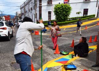 Participa Ayuntamiento en el Día Mundial del Peatón
